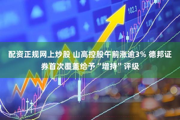 配资正规网上炒股 山高控股午前涨逾3% 德邦证券首次覆盖给予“增持”评级